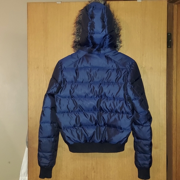 Guess Puffer Jacket | M | Dark Blue - Picture 3 of 7